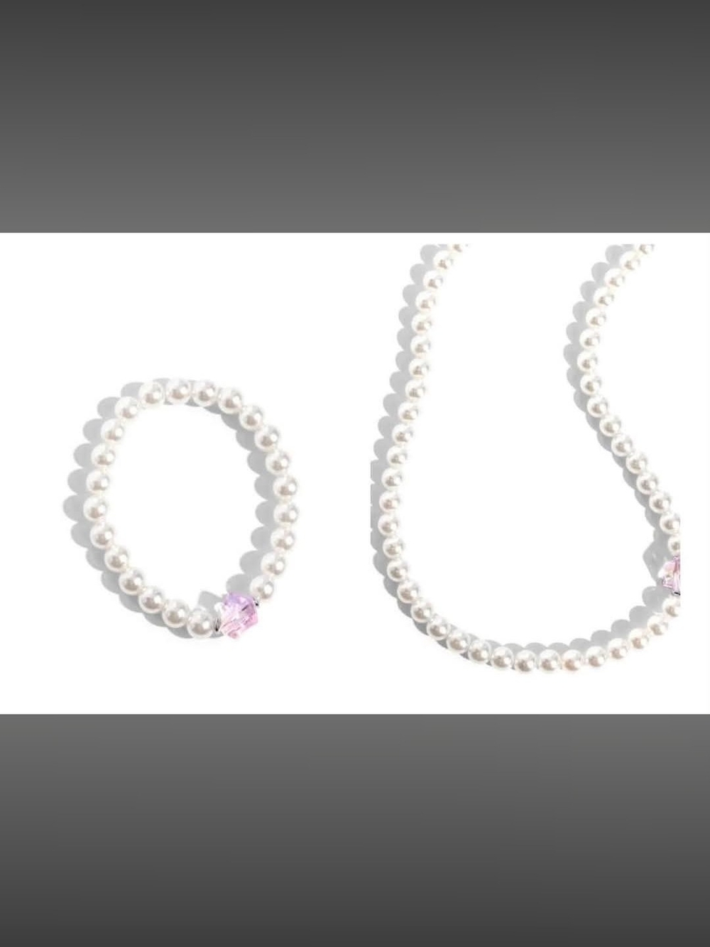Cubed Charisma Purpl Necklace with earring &Matching Bracelet